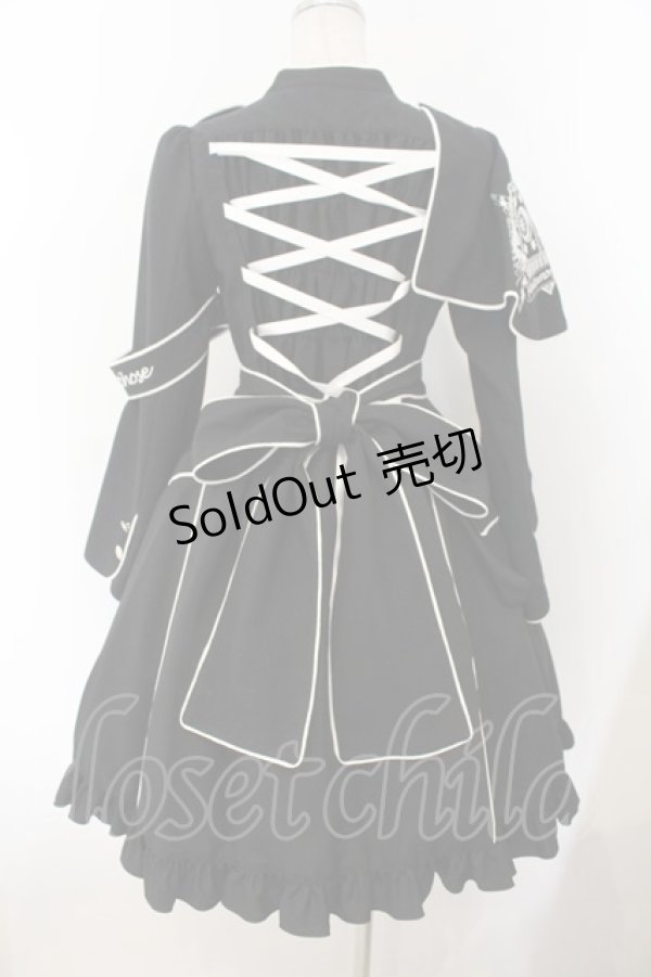 画像6: metamorphose / name of guardianナース風ワンピース  クロ O-26-01-19-006-ME-OP-OW-OS (6)