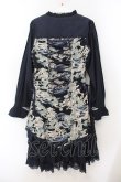 画像5: 四叶工房 / 「龍吟曲」チャイナ風長袖刺繍ワンピース XS ネイビー O-26-01-19-008-PU-OP-OW-OS (5)