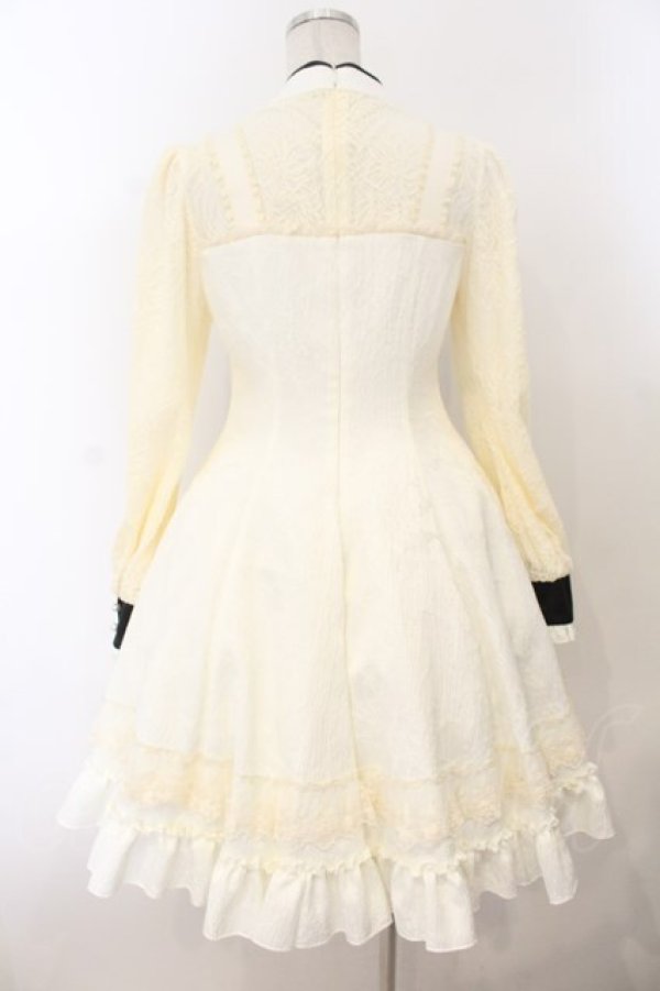 画像6: With Puji / 長安の詩　ワンピース L アイボリー O-26-01-19-009-EL-OP-OW-OS (6)