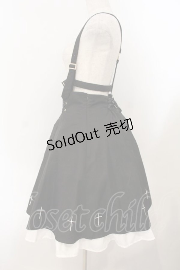 画像3: Amavel / Rosaryハーネス風スカート F クロ O-26-01-19-010-CA-SK-OW-OS (3)
