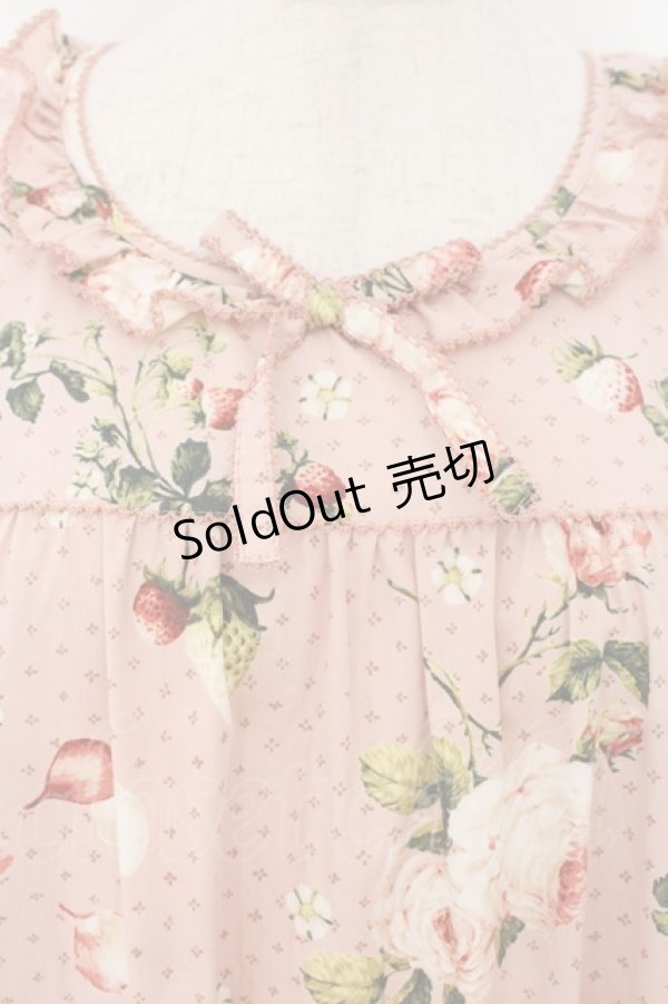 画像2: PINK HOUSE / Berry Roseプリントミディワンピース  ピンク O-26-01-19-012-LO-OP-OW-OS (2)