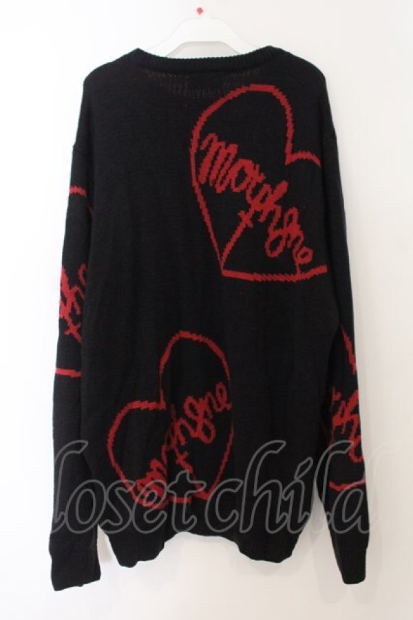 画像3: MORPH8NE / MORPH8NE KNIT JUMPER　ニット  ブラック×レッド O-26-01-19-021-PU-TO-OW-OS (3)
