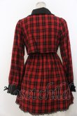 画像3: Dear My Love / フリルリボンセットアップ風ワンピース M ミニ丈 レッドチェック O-26-01-20-041-EL-OP-IG-OS (3)