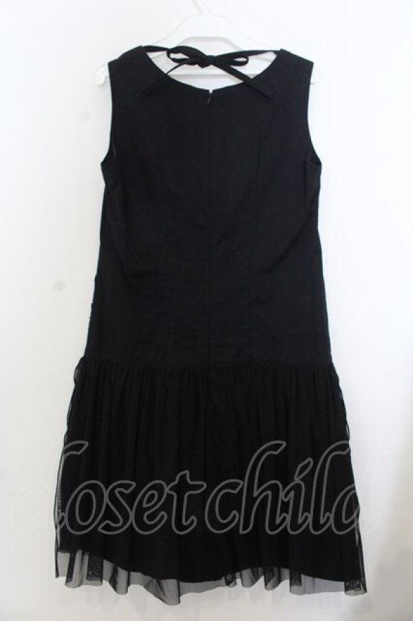 画像2: HELL CAT PUNKS / スカルワッペンデニムワンピース  ブラック O-26-01-20-006-PU-OP-OW-OS (2)