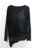 画像1: ALGONQUINS / バックプリントカットソー  ブラック O-26-01-20-064-AL-TO-IG-OS (1)