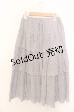 画像: PINK HOUSE / レースティアードスカート  ラベンダー O-26-01-20-069-LO-SK-IG-OS