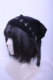 画像1: h.NAOTO / 継ぎ接ぎキャップ  ブラック O-26-01-20-1006-HN-ZA-IG-OS (1)