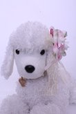 画像1: JESUS DIAMANTE / プードルぬいぐるみ（伏せポーズ）  シロ O-26-01-20-1039-JE-ZA-OW-OS (1)