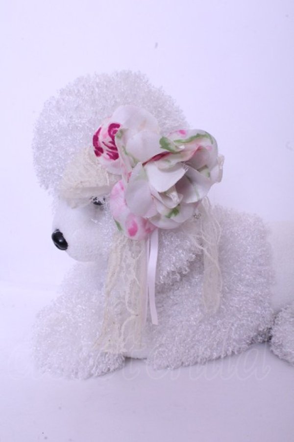 画像3: JESUS DIAMANTE / プードルぬいぐるみ（伏せポーズ）  シロ O-26-01-20-1039-JE-ZA-OW-OS (3)