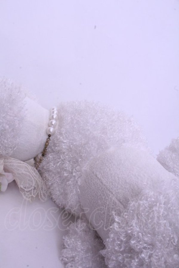 画像5: JESUS DIAMANTE / プードルぬいぐるみ（伏せポーズ）  シロ O-26-01-20-1039-JE-ZA-OW-OS (5)