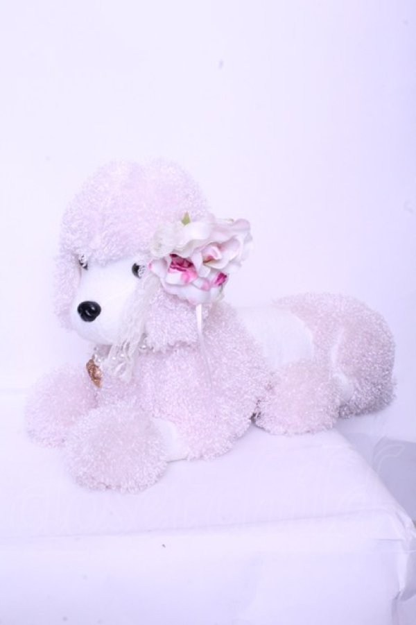 画像2: JESUS DIAMANTE / プードルぬいぐるみ（伏せポーズ）  ピンク O-26-01-20-1040-JE-ZA-OW-OS (2)