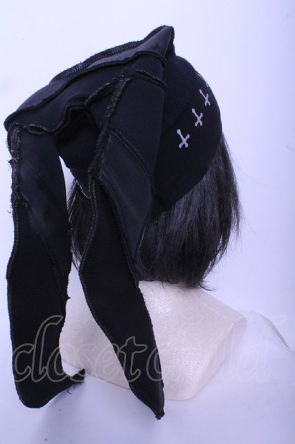 画像2: h.NAOTO / 継ぎ接ぎキャップ  ブラック O-26-01-20-1006-HN-ZA-IG-OS (2)