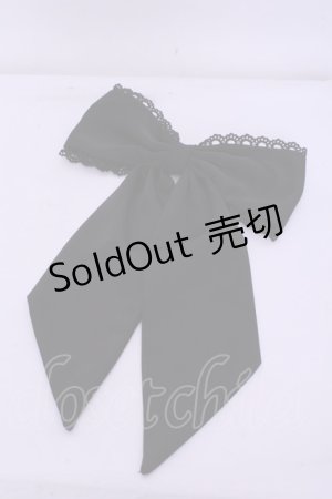 画像: Ank Rouge / BIGオリボンバレッタ  クロ O-26-01-20-1041-CA-AC-IG-OS