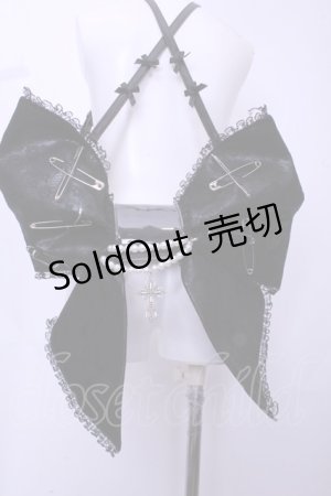 画像: Jamieエーエヌケー / リボンゴシック痛バ  クロ「 O-26-01-20-1043-0-BG-IG-ZT0122X