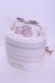 画像1: Maison de FLEUR / アニバーサリーケーキバッグ  シロ×ピンク O-26-01-20-1046-LO-BG-IG-OS (1)
