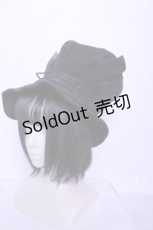 画像: Na+H / ガーゼハット  ブラック O-26-01-20-1007-PU-AC-IG-OS