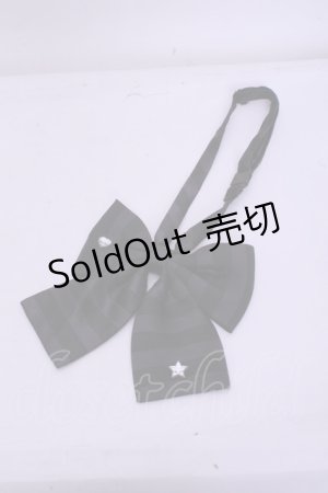 画像: PEACE NOW / ストライプリボンタイ  ブラック O-26-01-20-1055-PU-ZA-IG-ZT150-F001