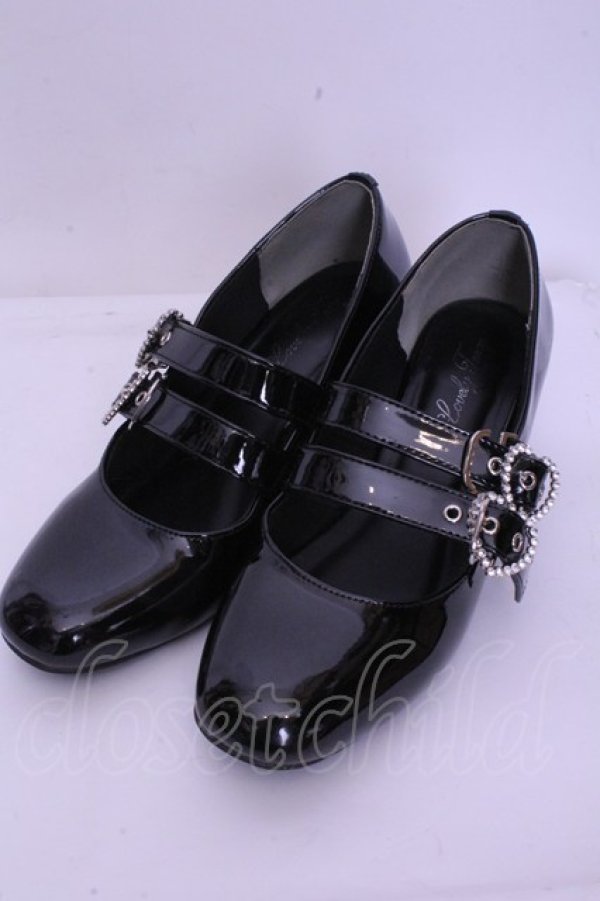 画像1: Lovely Tency / TT*MAWベルトエナP シューズ M クロ O-26-01-20-1059-LO-SH-IG-OS (1)