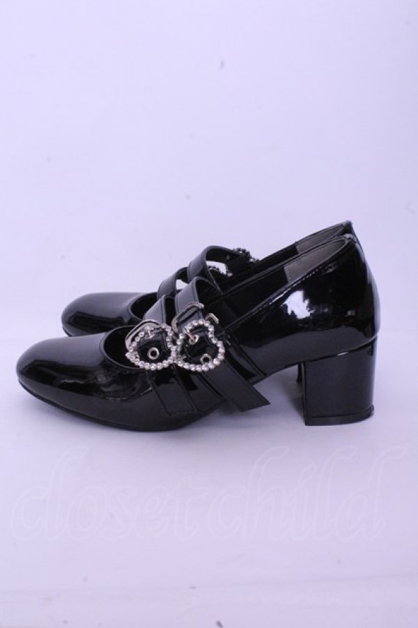 画像2: Lovely Tency / TT*MAWベルトエナP シューズ M クロ O-26-01-20-1059-LO-SH-IG-OS (2)