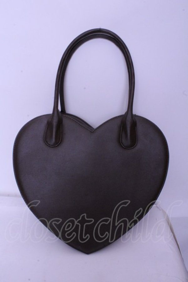 画像1: MILK / １４SSBrownハートバッグ  ブラウン O-26-01-20-1063-ML-BG-OW-ZT274 (1)