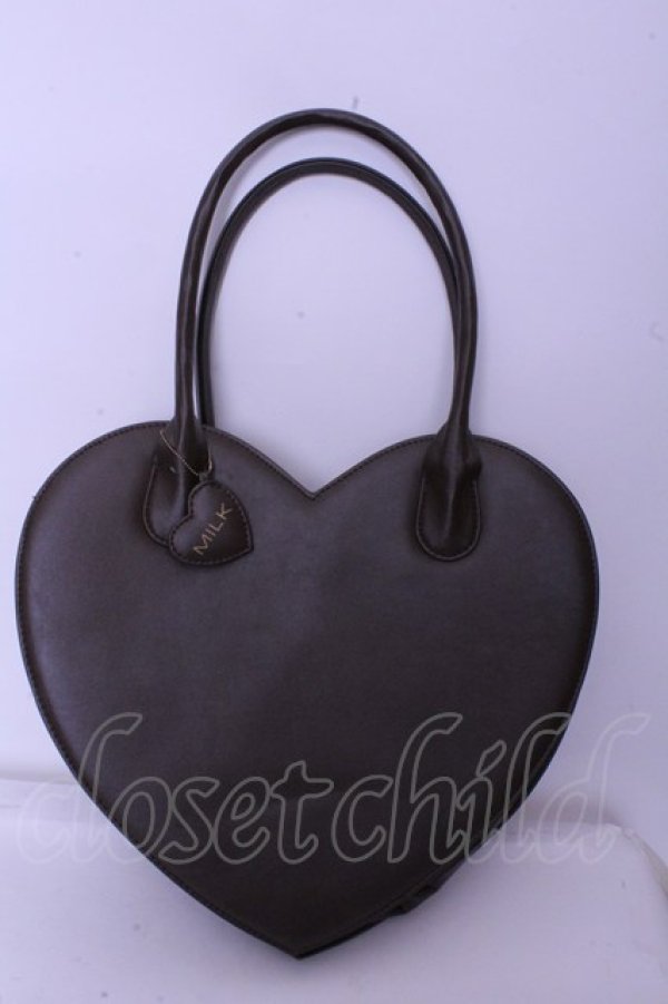 画像3: MILK / １４SSBrownハートバッグ  ブラウン O-26-01-20-1063-ML-BG-OW-ZT274 (3)