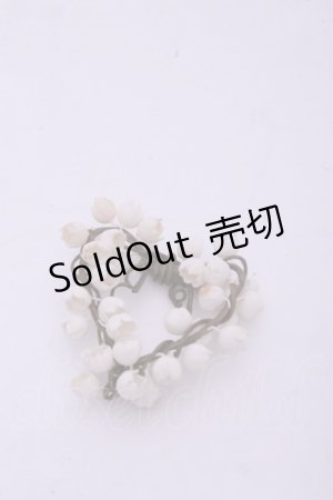 画像: PINK HOUSE / すずらんハートコサージュ  シロ O-26-01-20-1068-LO-AC-IG-OS