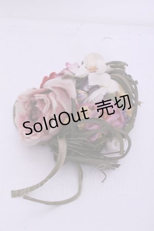 画像: PINK HOUSE / 薔薇ブーケコサージュ  マルチ O-26-01-20-1072-LO-ZA-IG-OS