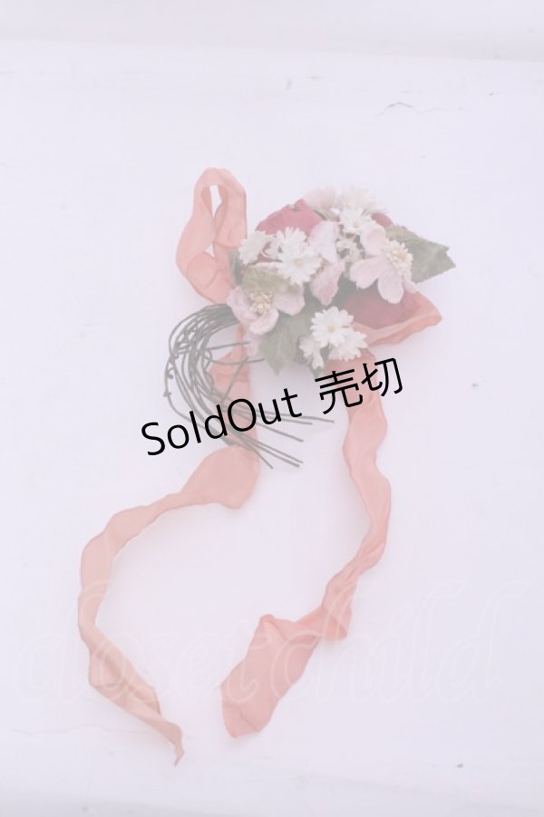 画像1: PINK HOUSE / ローズ&フラワーブーケコサージュ  ピンク系 O-26-01-20-1074-LO-AC-IG-OS (1)