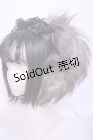 画像: GOTHIC HOLIC / しっぽ付カチューシャ  グレー O-26-01-20-1011-PU-ZA-IG-ZT0122A