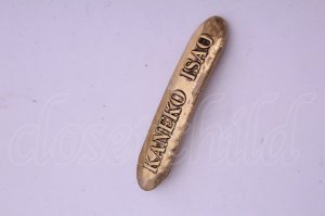 画像: KANEKO ISAO / ロゴバレッタ  ゴールド O-26-01-20-1082-EL-AC-IG-ZT575-F006