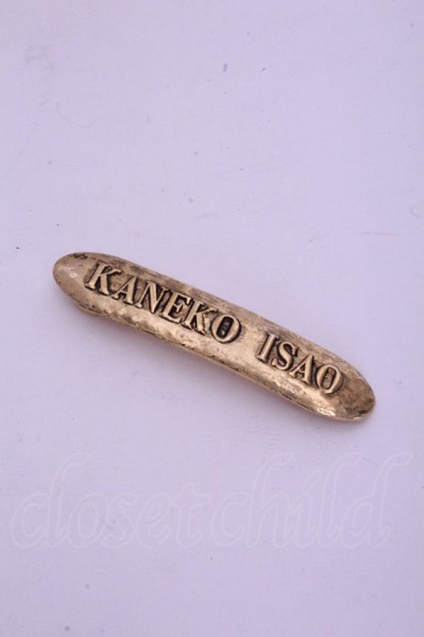 画像1: KANEKO ISAO / ロゴバレッタ  ゴールド O-26-01-20-1083-EL-AC-IG-OS (1)