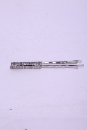 画像: PINK HOUSE / ブロックロゴヘアピン  シルバー O-26-01-20-1099-LO-AC-IG-OS