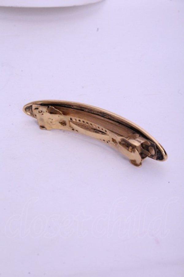 画像2: WONDERFUL WORLD / ハートバレッタ  ゴールド O-26-01-20-1101-LO-AC-IG-OS (2)