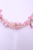 画像2: WONDERFUL WORLD / 4連ビーズネックレス  ピンク O-26-01-20-1105-LO-AC-IG-OS (2)