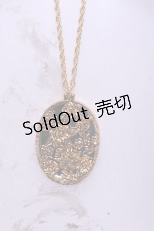 画像: INGEBORG / フラワーミラーネックレス  ゴールド O-26-01-20-1107-LO-AC-IG-OS