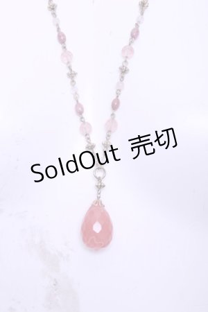 画像: WONDERFUL WORLD / ストーンネックレス  ピンク O-26-01-20-1109-LO-AC-IG-ZT575-F006