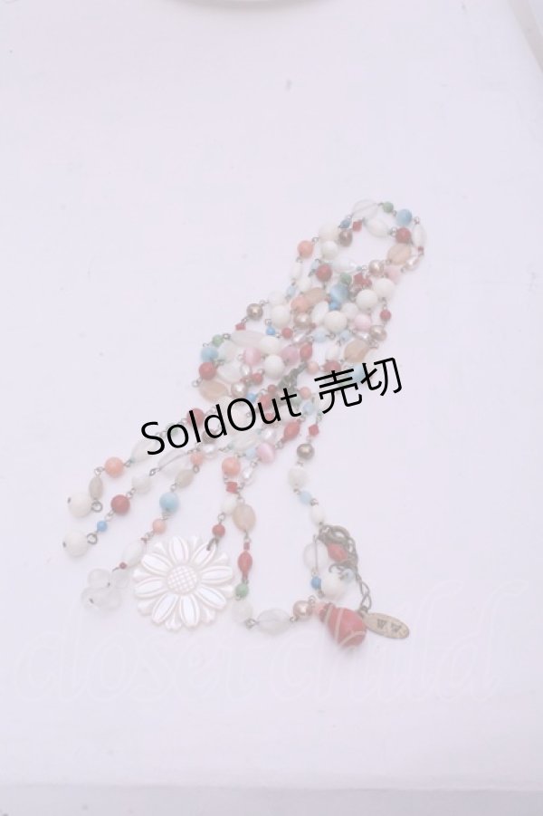 画像1: WONDERFUL WORLD / マーガレットビーズネックレス  マルチ O-26-01-20-1110-LO-AC-IG-ZT0204J (1)