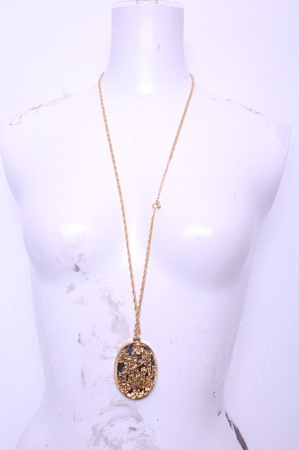 画像2: INGEBORG / フラワーミラーネックレス  ゴールド O-26-01-20-1117-LO-AC-IG-OS (2)