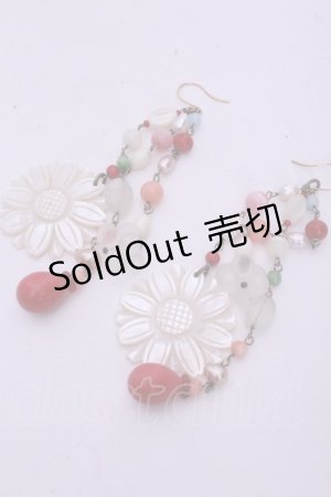 画像: WONDERFUL WORLD / マーガレットビーズピアス  マルチ O-26-01-20-1120-LO-AC-IG-ZT0204J