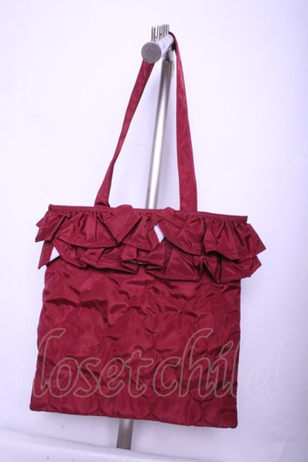 画像1: m petit by misako / TT*AMフリルトート  アカ O-26-01-20-1018-LO-BG-IG-OS (1)