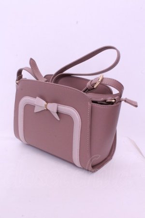 画像: m petit by misako / AMリボンヨコショルダーバッグ  ピンク O-26-01-20-1022-LO-BG-IG-ZT387