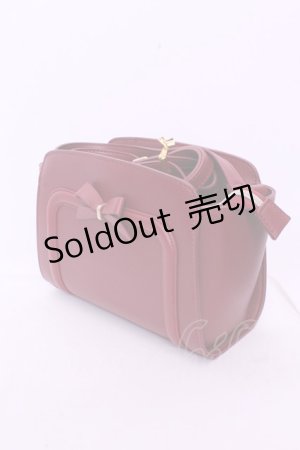 画像: m petit by misako / AMリボンヨコショルダーバッグ  アカ O-26-01-20-1023-LO-BG-IG-ZT387