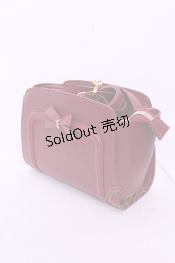 画像1: m petit by misako / AMリボンヨコショルダーバッグ  アカ O-26-01-20-1023-LO-BG-IG-ZT387 (1)