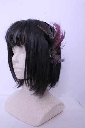 画像: GOTH PUNKその他 / フェザーカチューシャ  ブラック O-26-01-20-1003-EL-AC-IG-ZT150-F002