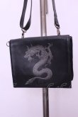 画像1: Jean Paul GAULTIER / ドラゴンショルダーバッグ  ブラック×シルバードラゴン O-26-01-20-1027-GO-BG-IG-OS (1)