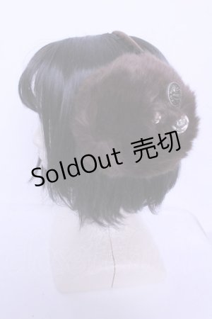 画像: h.NAOTO / ファーイヤーマフ  ブラウン O-26-01-20-1004-HN-ZA-IG-ZT006