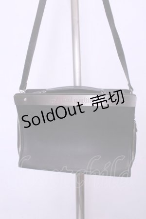 画像: Jean Paul GAULTIER / メタルプレートショルダーバッグ  ブラック×シルバー O-26-01-20-1030-GO-BG-IG-ZT386