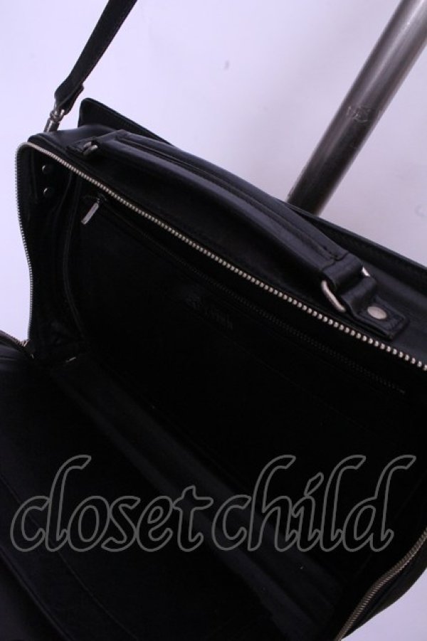 画像5: Jean Paul GAULTIER / メタルプレートショルダーバッグ  ブラック×シルバー O-26-01-20-1030-GO-BG-IG-OS (5)