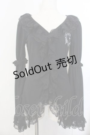 画像: Jamieエーエヌケー / ヒラヒラゴシックカーディガン  クロ O-26-01-20-020-0-TO-IG-OS