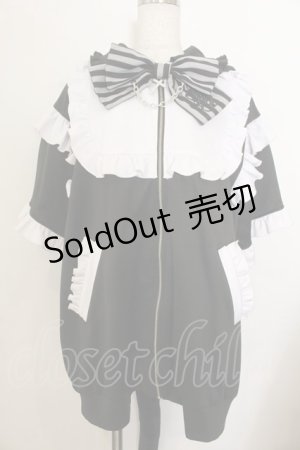 画像: Jamieエーエヌケー / ゴシック制服ジャージ  クロ×シロ O-26-01-20-023-0-JA-IG-OS